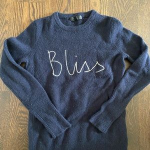 Jcrew Navy Bliss Sweater